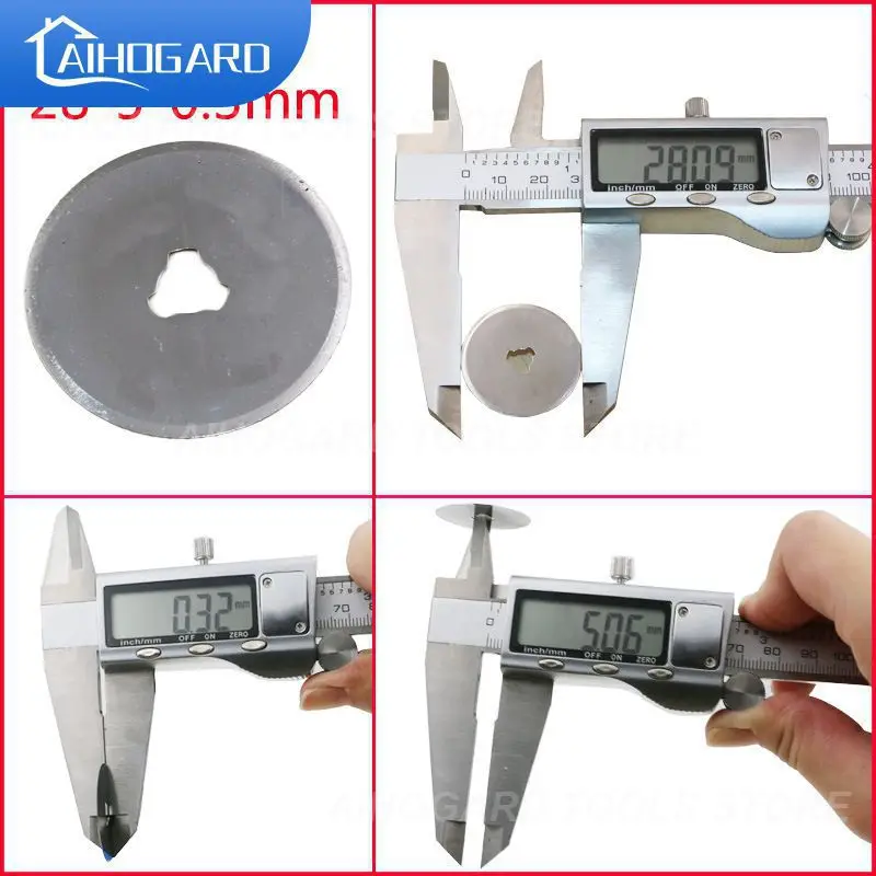 28/45mm Rotary Knife Roller Round Knife Replacement Blade Fabric Vinyl Cutting Disc Patchwork Leather Sewing Round Cutting Tool
28/45mm Rotary Knife Roller Round Knife Replacement Blade Fabric Vinyl Cutting Disc Patchwork Leather Sewing Round Cutting Tool
