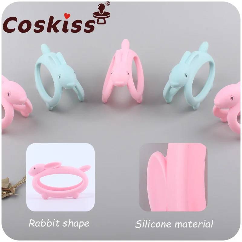 Coskiss 1pcs Baby Teether Silicone Toy BPA Free Cartoon Rabbit Teething Gifts Baby Health Molar Chewing Newborn Accessories
Coskiss 1pcs Baby Teether Silicone Toy BPA Free Cartoon Rabbit Teething Gifts Baby Health Molar Chewing Newborn Accessories