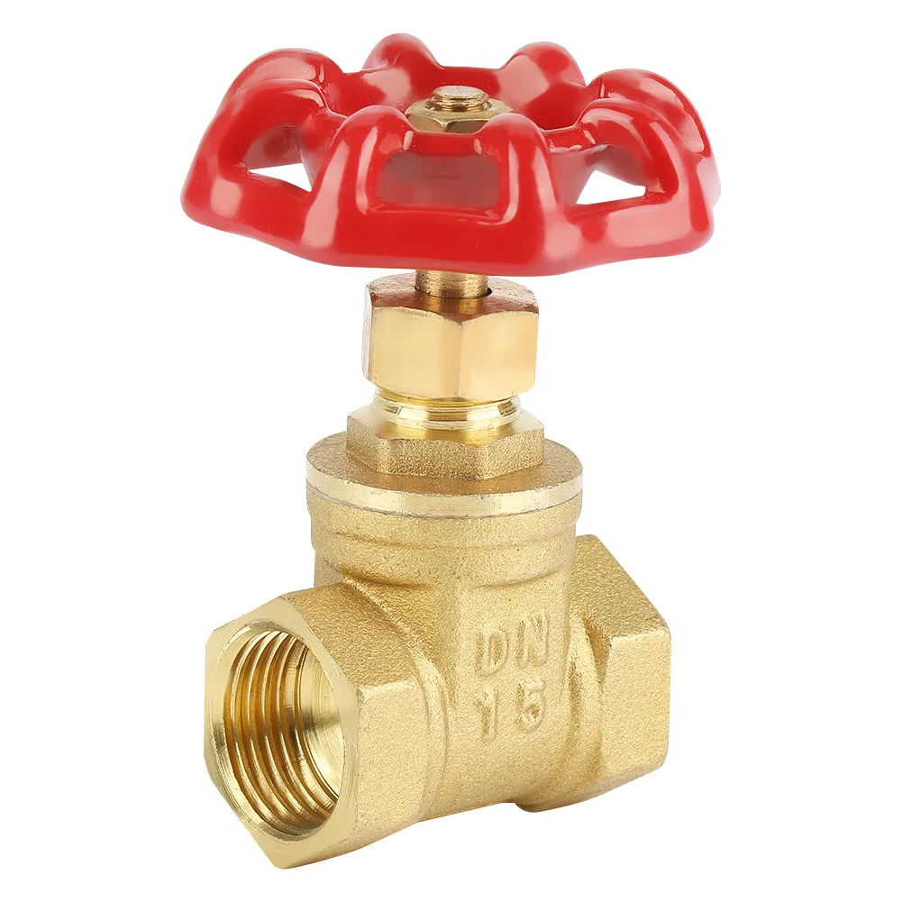 DN15 Brass Gate Valve BSPP G1/2 Rotary Sluice Valve 232PSI for Water Oil Gas brass
DN15 Brass Gate Valve BSPP G1/2 Rotary Sluice Valve 232PSI for Water Oil Gas brass