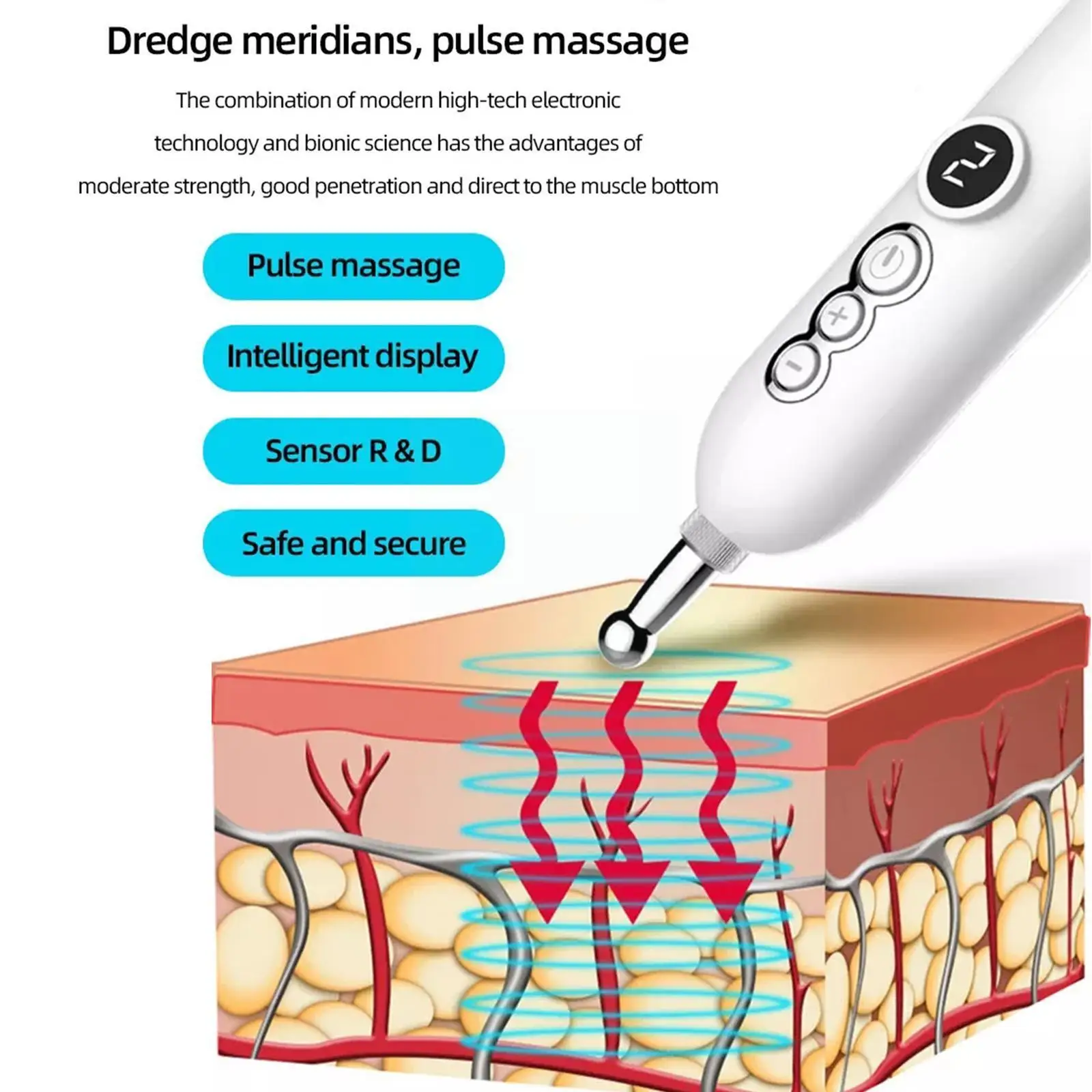 5V Electric Acupuncture Pen Pain Relief Therapy Muscle Healing Acupuncture Deep Pain Relief Massage Tissue Tools Pen F8D4
5V Electric Acupuncture Pen Pain Relief Therapy Muscle Healing Acupuncture Deep Pain Relief Massage Tissue Tools Pen F8D4