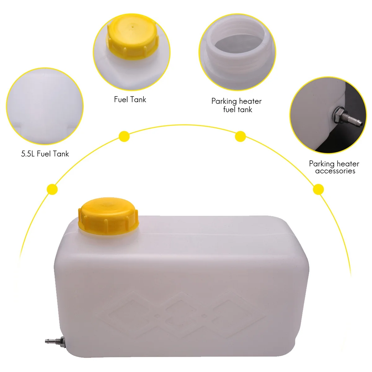 5.5L Plastic Air Parking Heater Fuel Tank Gasoline Oil Storage for Eberspacher Truck Caravan Fuel Oil Gasoline Tank
5.5L Plastic Air Parking Heater Fuel Tank Gasoline Oil Storage for Eberspacher Truck Caravan Fuel Oil Gasoline Tank