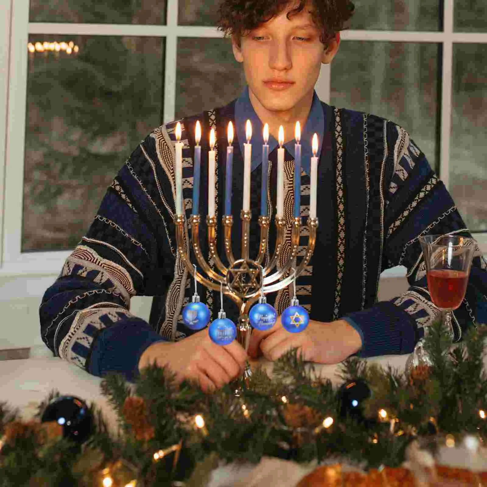 24Pcs Hanukkah Party Balls Decorations Small Hanukkah Balls Pendants Hanukkah Ornament Balls Decors
24Pcs Hanukkah Party Balls Decorations Small Hanukkah Balls Pendants Hanukkah Ornament Balls Decors