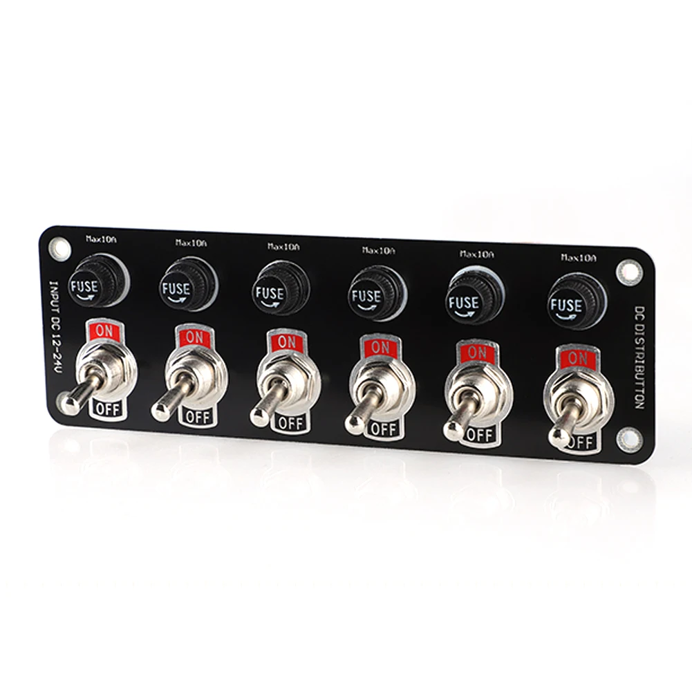 3 клавиши/6 клавиш переключатель панель 12 В/24 В вкл/выкл кулисный переключатель с предохранителем 10 А гоночные автомобили RV Кемпер морской лодки яхты
3 клавиши/6 клавиш переключатель панель 12 В/24 В вкл/выкл кулисный переключатель с предохранителем 10 А гоночные автомобили RV Кемпер морской лодки яхты