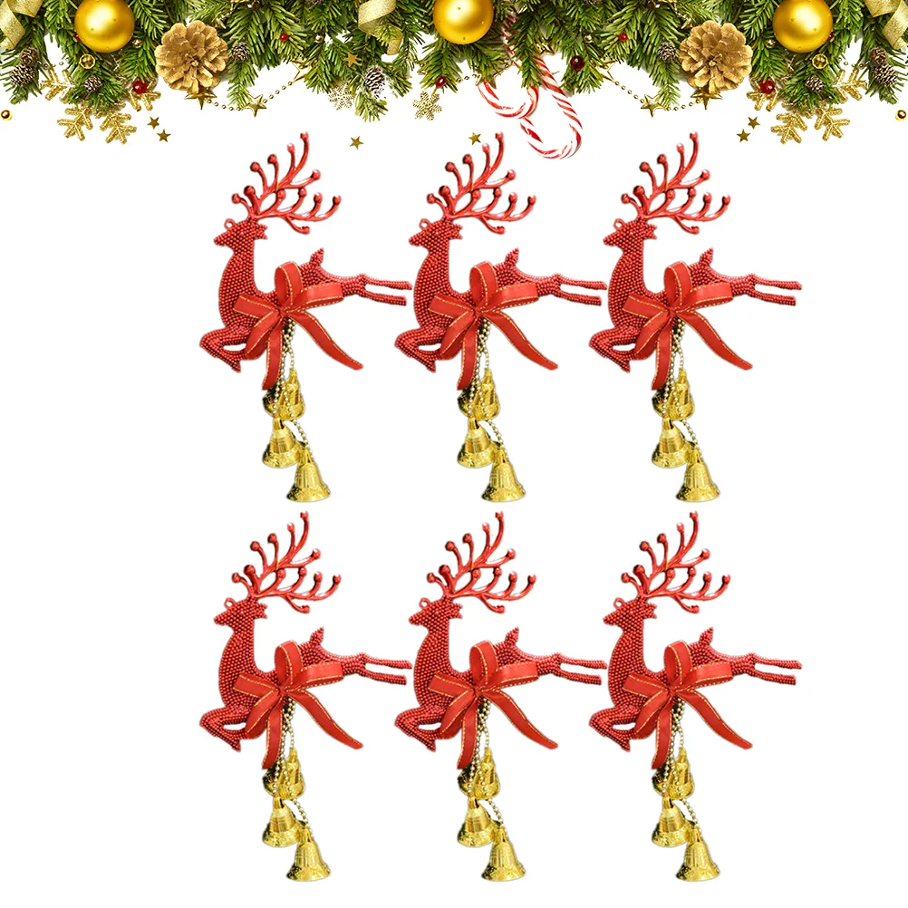 6pcs Christmas Tree Bell Ornaments Xmas Bell Hollow Reindeer Hanging Wall Tree Fireplace Window Hanging Christmas Party
6pcs Christmas Tree Bell Ornaments Xmas Bell Hollow Reindeer Hanging Wall Tree Fireplace Window Hanging Christmas Party