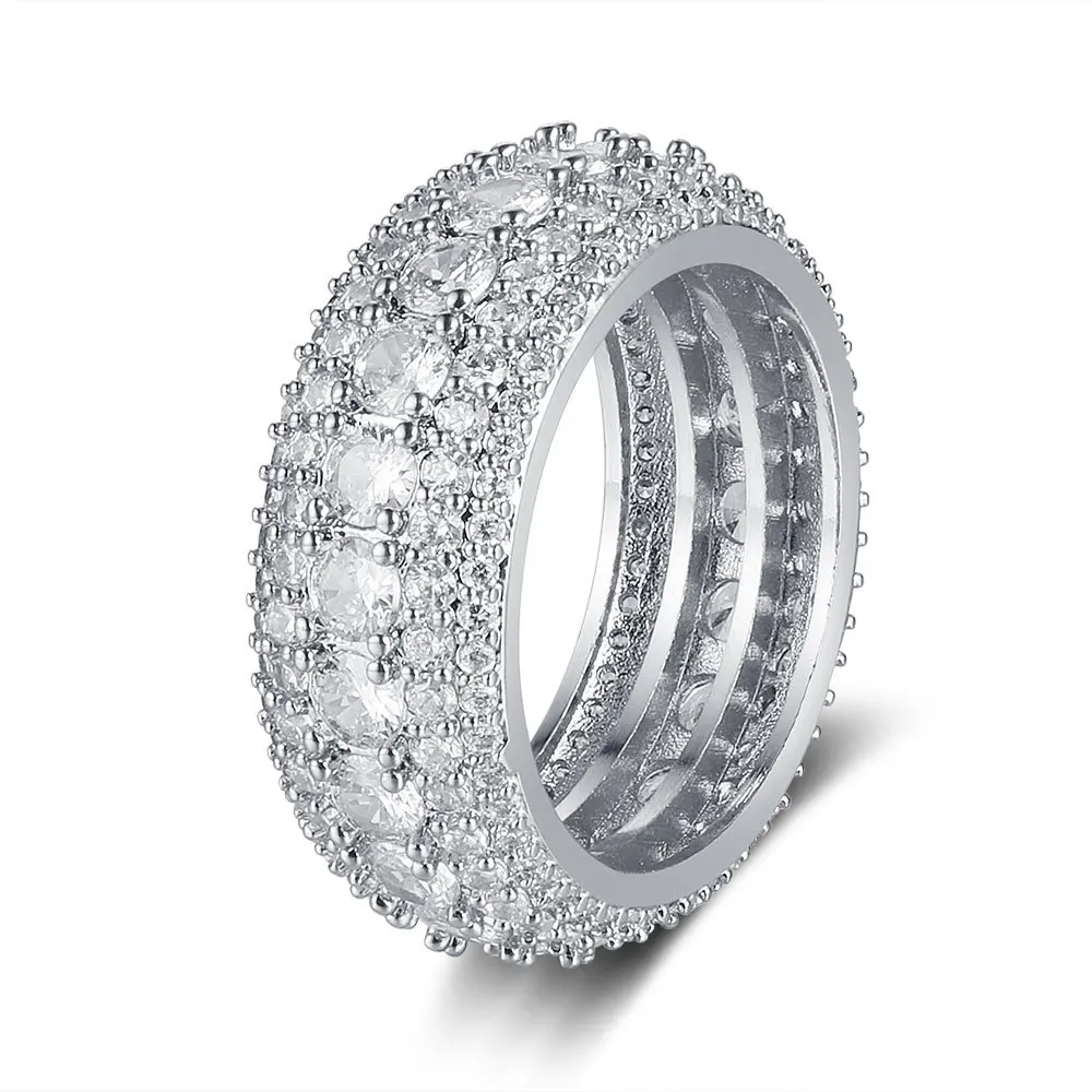 10mm Hip Hop Iced Out 5 Row Cubic Zircon Bling Round Tennis Ring Silver Gold Color Party Jewelry For Men Women Party Gifts
10mm Hip Hop Iced Out 5 Row Cubic Zircon Bling Round Tennis Ring Silver Gold Color Party Jewelry For Men Women Party Gifts