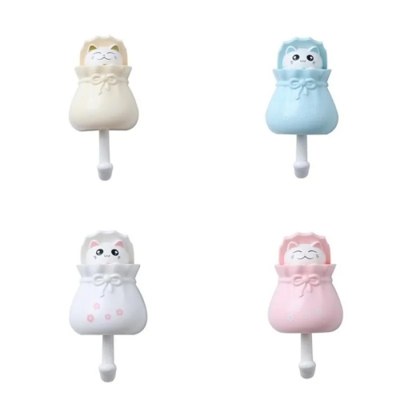 Home Decorative Cartoon Cat Hooks Punch-free Retractable Hooks Wall Mounted Adhesive Key Hanger Hat Rack
Home Decorative Cartoon Cat Hooks Punch-free Retractable Hooks Wall Mounted Adhesive Key Hanger Hat Rack