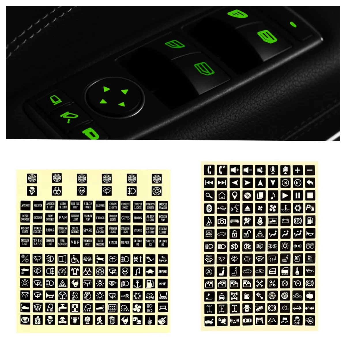 Car Night Glow Button Switch Decal Label Circuit Panel Sticker Car Truck Interior Paper Sticker At Night Car Interior Accessorie
Car Night Glow Button Switch Decal Label Circuit Panel Sticker Car Truck Interior Paper Sticker At Night Car Interior Accessorie
