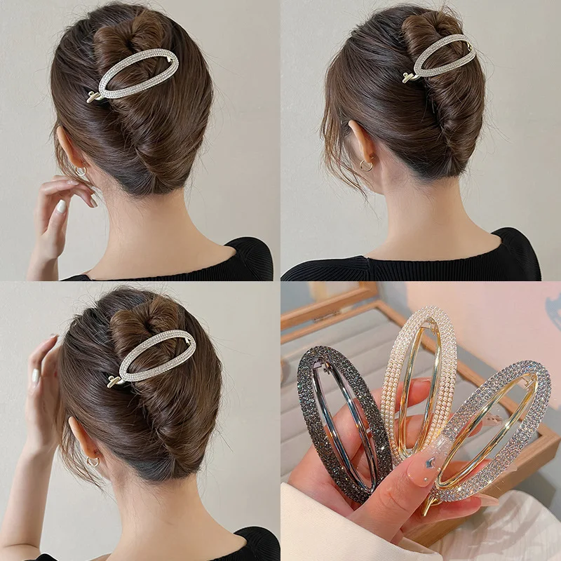 Korean Metal Rhinestone Hair Claw Clips Elegant Flower Ponytail Holder Barrettes Hairgrips Headdress Women Girl Hair Accessories
Korean Metal Rhinestone Hair Claw Clips Elegant Flower Ponytail Holder Barrettes Hairgrips Headdress Women Girl Hair Accessories