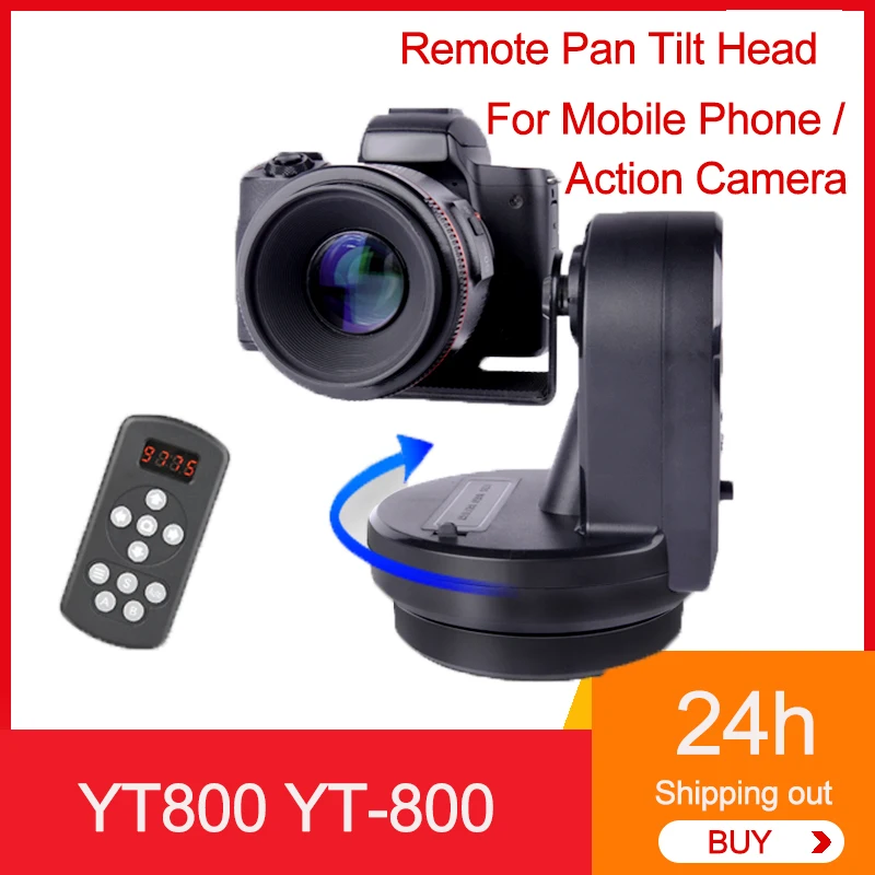 Desiontal YT800 YT-800 Remote Pan Tilt Head Motorized Panoramic Video Tripod Head Stabilizer for Action Cameras Mobile Phone
Desiontal YT800 YT-800 Remote Pan Tilt Head Motorized Panoramic Video Tripod Head Stabilizer for Action Cameras Mobile Phone
