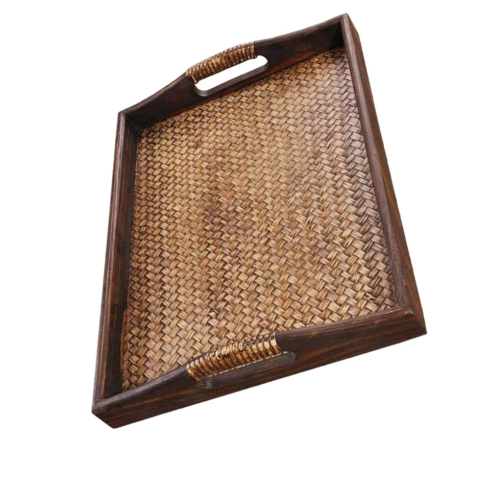 Wooden Pallet Rattan Tea Tray Simple Practical Vintage Trim Woven Retro Rectangular Breakfast Plate Dedicated
Wooden Pallet Rattan Tea Tray Simple Practical Vintage Trim Woven Retro Rectangular Breakfast Plate Dedicated
