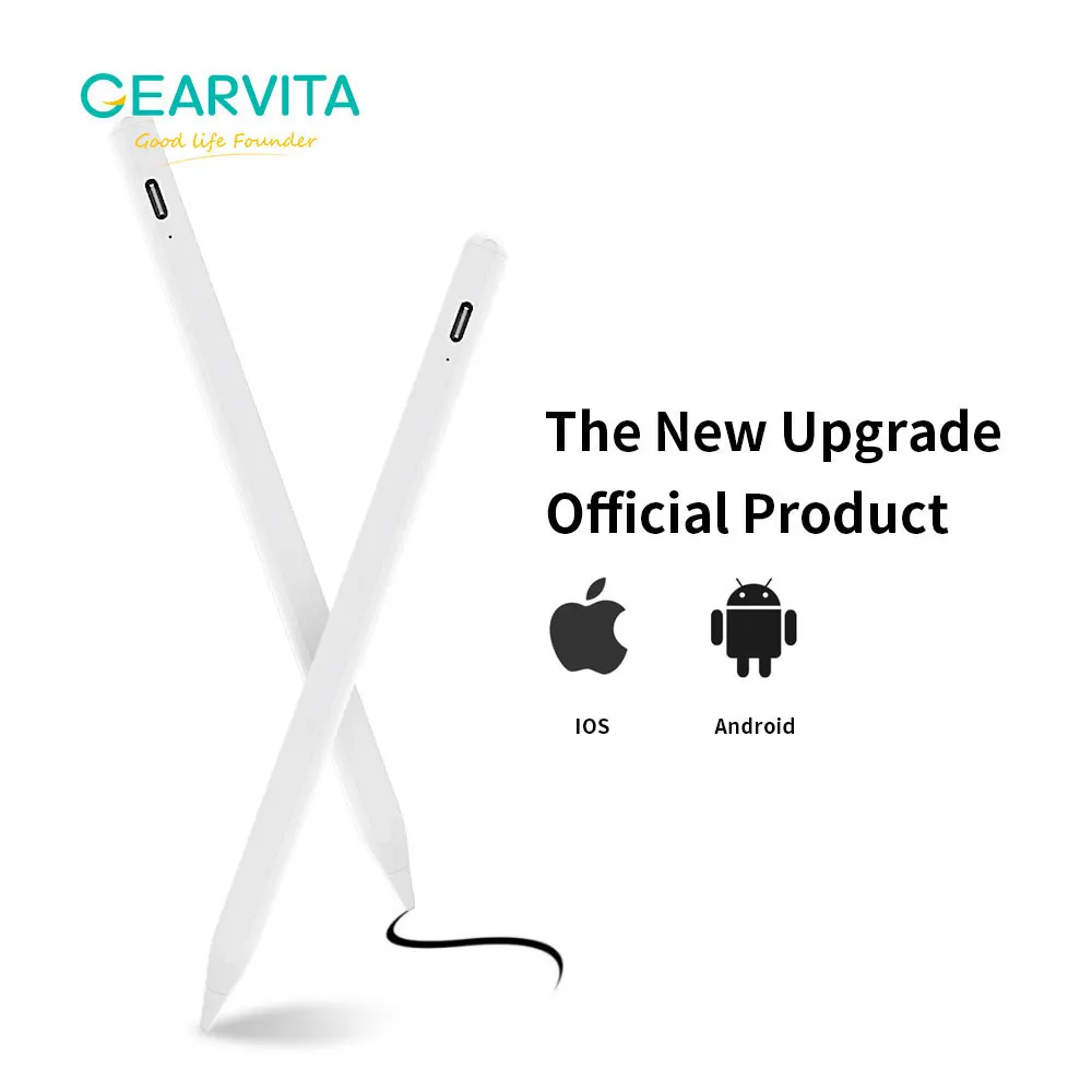 Универсальный емкостный стилус Gearvita для сенсорного экрана смартфона Android iOS карандаш для планшета для iPad Xiaomi Pad
Универсальный емкостный стилус Gearvita для сенсорного экрана смартфона Android iOS карандаш для планшета для iPad Xiaomi Pad
