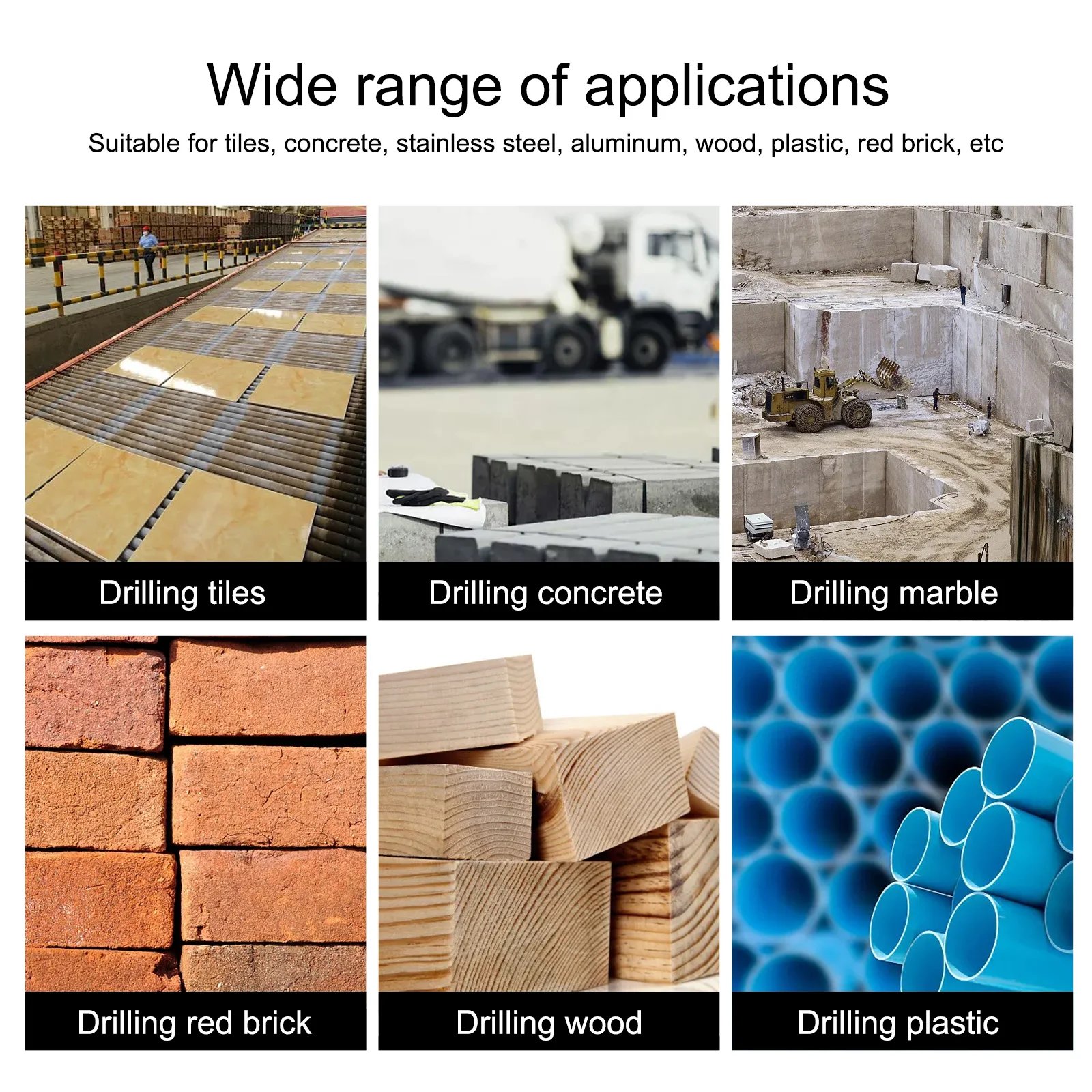 Durable Drill Bit Hex Cross 6mm Alloy Triangle Drill Brick Hard Concrete For Glass Ceramic Hex Shank Hole Opener
Durable Drill Bit Hex Cross 6mm Alloy Triangle Drill Brick Hard Concrete For Glass Ceramic Hex Shank Hole Opener