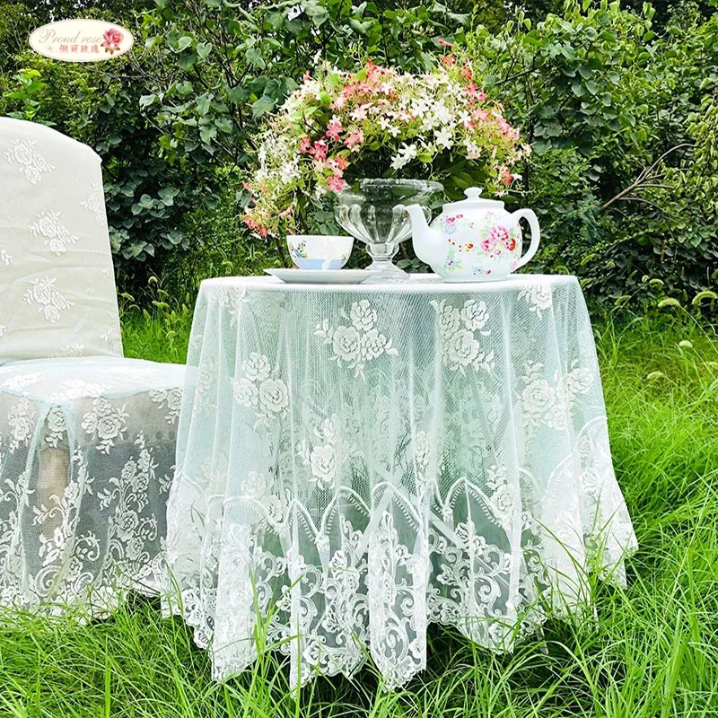 Proud Rose European Round Tablecloth Simple Lace Rectangular Table Cloth Half Transparent Table Cloth Table Overlays Wedding
Proud Rose European Round Tablecloth Simple Lace Rectangular Table Cloth Half Transparent Table Cloth Table Overlays Wedding