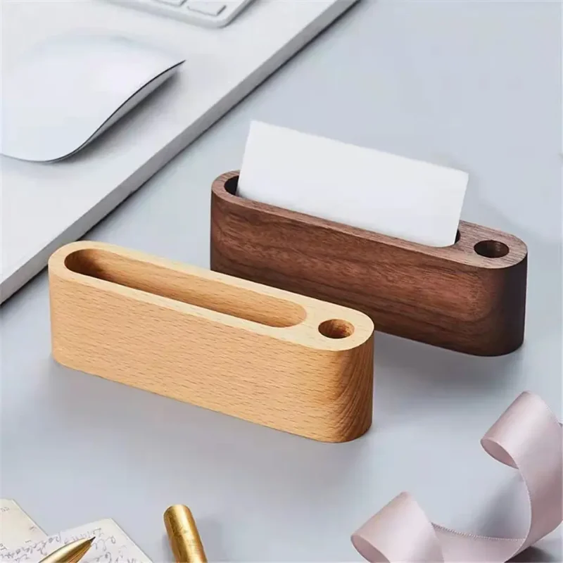 Black Walnut Beech Wood Business Card Holder Office Desk Wooden Photo Stand Name Memo Clips Organizer Storage Dinner Party Decor
Black Walnut Beech Wood Business Card Holder Office Desk Wooden Photo Stand Name Memo Clips Organizer Storage Dinner Party Decor