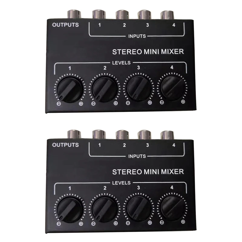 2X Cx400 Mini Stereo Rca 4-канальный пассивный миксер, маленький миксер, стереодиспенсер для прямой трансляции и студии
2X Cx400 Mini Stereo Rca 4-канальный пассивный миксер, маленький миксер, стереодиспенсер для прямой трансляции и студии