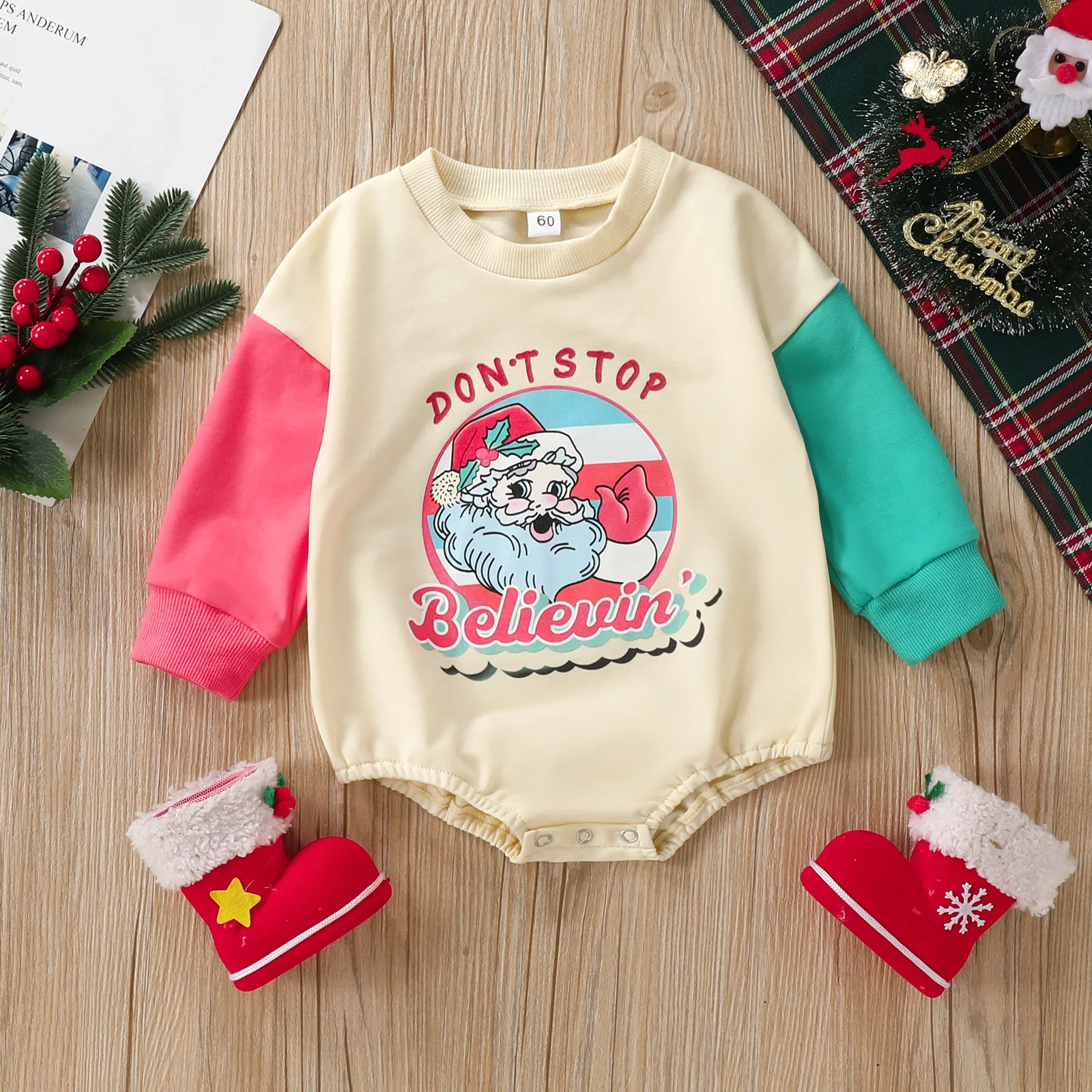 0-24M Christmas Baby Print Romper Newborn Girl Boy Summer Clothes Casual Long Sleeve Jumpsuits Toddler Playsuit One Piece
0-24M Christmas Baby Print Romper Newborn Girl Boy Summer Clothes Casual Long Sleeve Jumpsuits Toddler Playsuit One Piece