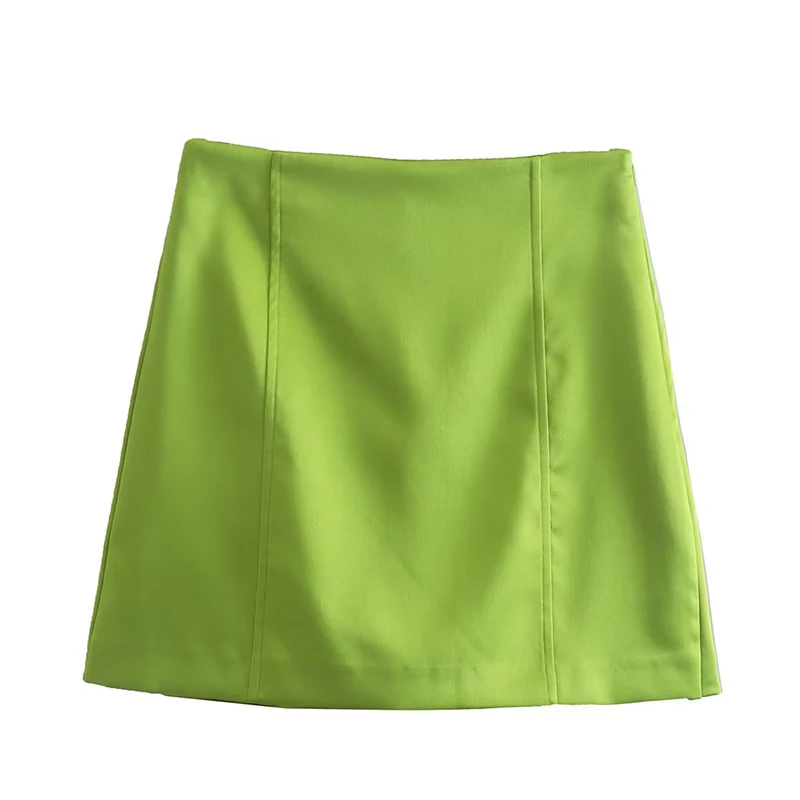 2022 Spring Summer Women Fashion Silk Satin Texture Green Culottes Commuter Wind High Waist Female Culottes DA2362
2022 Spring Summer Women Fashion Silk Satin Texture Green Culottes Commuter Wind High Waist Female Culottes DA2362