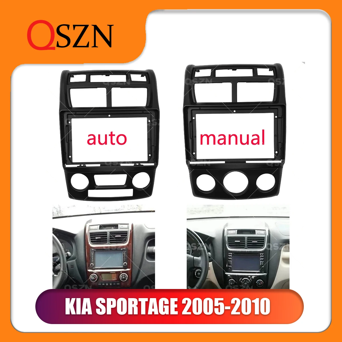Автомобильная рама QSZN для KIA SPORTAGE 2005-2010, 9 дюймов 
Автомобильная рама QSZN для KIA SPORTAGE 2005-2010, 9 дюймов