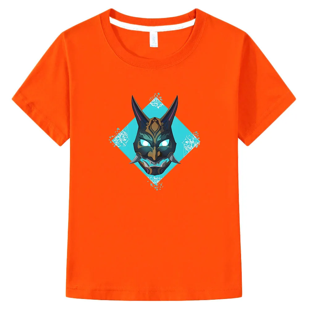 Kids T-Shirt Cartoon Genshin Impact Shirt Girls Kawaii Xiao Graphic Genshin T-shirts 100% Cotton Tops Baby Boys Clothes Tshirt
Kids T-Shirt Cartoon Genshin Impact Shirt Girls Kawaii Xiao Graphic Genshin T-shirts 100% Cotton Tops Baby Boys Clothes Tshirt