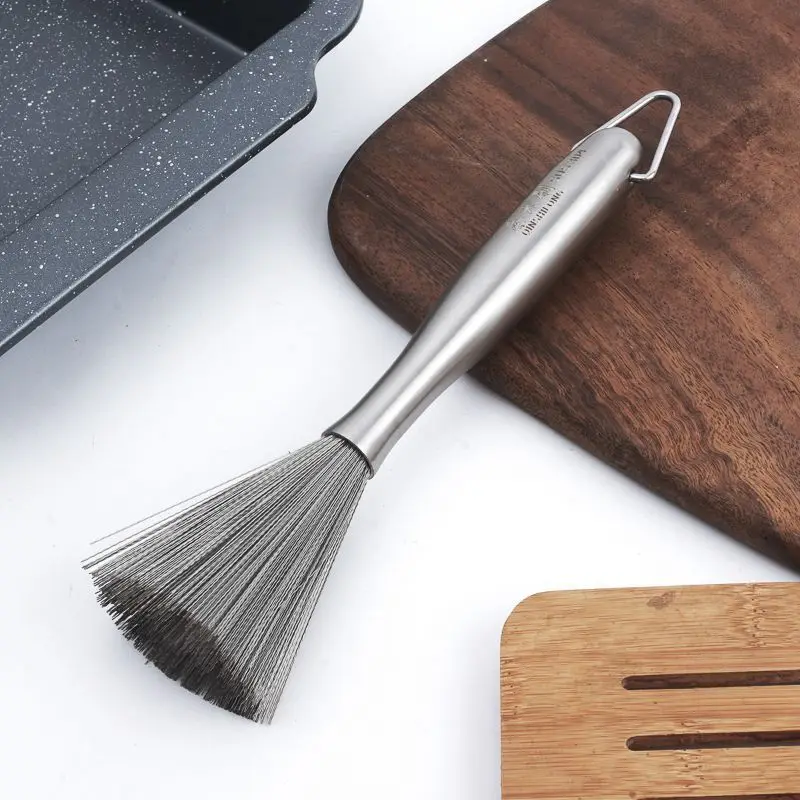 New 304 stainless Steel brush Household Kitchen Tools Long handle wire cleaning Brush Brush pot and bowl dirt removal wire brush
New 304 stainless Steel brush Household Kitchen Tools Long handle wire cleaning Brush Brush pot and bowl dirt removal wire brush