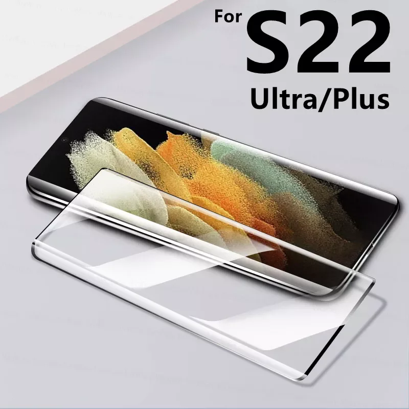 Изогнутое защитное закаленное стекло 9D для Samsung Galaxy S 22 S22 Ultra Plus 5G S22Ultra S22 + Защитная пленка для разблокировки отпечатком пальца
Изогнутое защитное закаленное стекло 9D для Samsung Galaxy S 22 S22 Ultra Plus 5G S22Ultra S22 + Защитная пленка для разблокировки отпечатком пальца