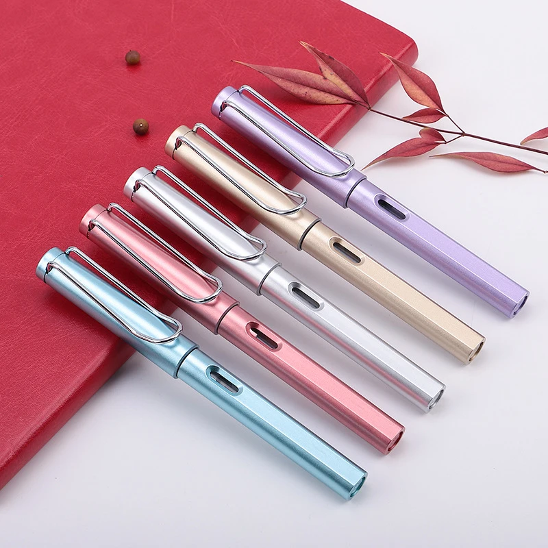 Fountain Pens EF Colorful Plastic Posture Correction School Office Business Supplies Writing Black Writing Pen For Gift
Fountain Pens EF Colorful Plastic Posture Correction School Office Business Supplies Writing Black Writing Pen For Gift