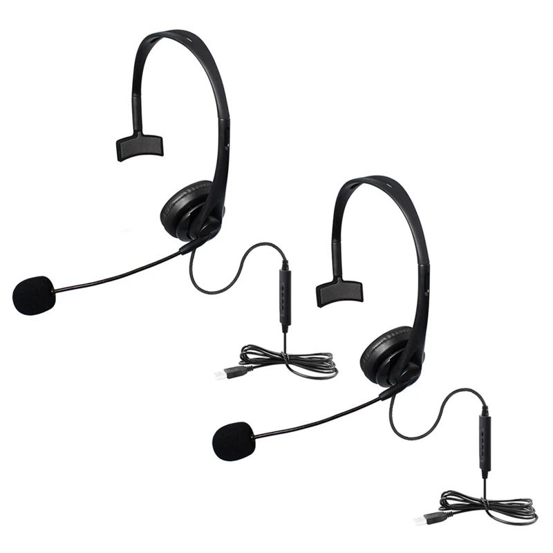 Botique-2X USB Call Center Headset With Noise Cancelling Mic Monaural Headphone For PC Home Office Phone Service Plug And Play
Botique-2X USB Call Center Headset With Noise Cancelling Mic Monaural Headphone For PC Home Office Phone Service Plug And Play