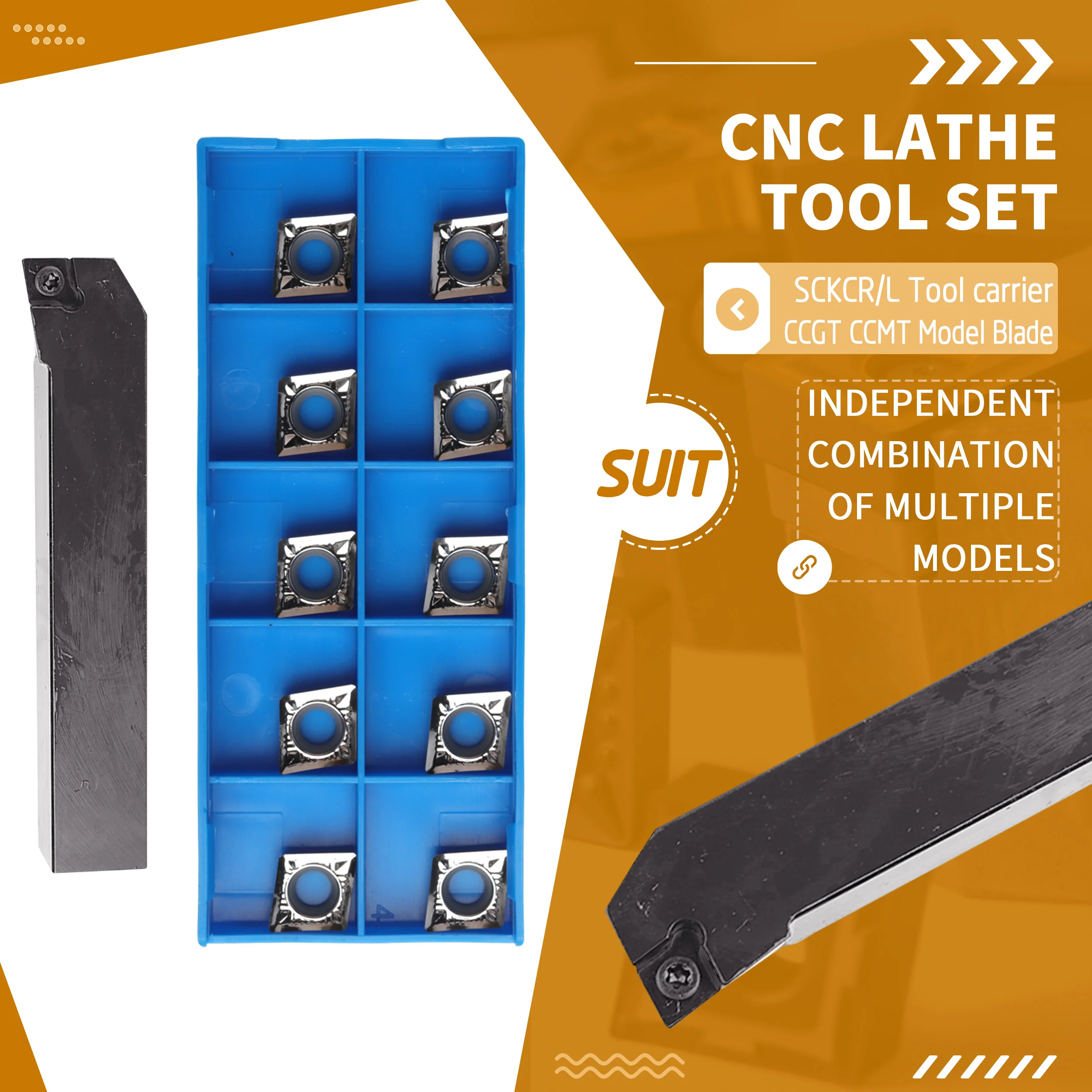 SCKCR1212H09 SCKCR1616 SCKCR2020 SCKCR2525 CNC Lathe External Turning Tools Holder +10Pc CCMT Machine Carbide Insert High Finish
SCKCR1212H09 SCKCR1616 SCKCR2020 SCKCR2525 CNC Lathe External Turning Tools Holder +10Pc CCMT Machine Carbide Insert High Finish