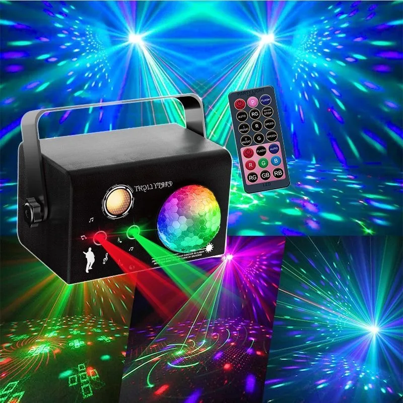 RGB Лазерные Огни YUNFA 3-в-1 со Звуковым Управлением
RGB Лазерные Огни YUNFA 3-в-1 со Звуковым Управлением