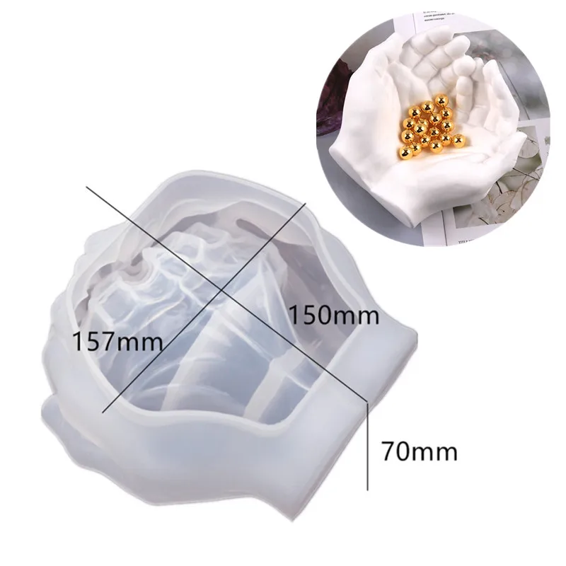 Concrete Silicone Mold Hand Mold Epoxy Resin Mold DIY Palm-Shaped Succulent Ceramic Clay Flower Pot Mold Home Garden Crafts
Concrete Silicone Mold Hand Mold Epoxy Resin Mold DIY Palm-Shaped Succulent Ceramic Clay Flower Pot Mold Home Garden Crafts