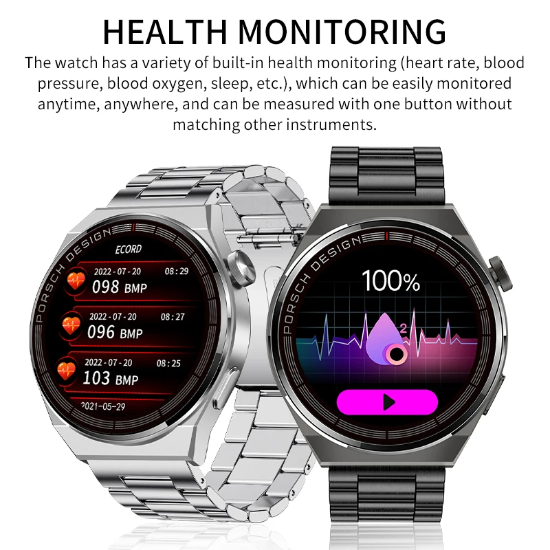 2022 New NFC Smart Watch Men AMOLED 390*390 HD Screen Heart Rate Bluetooth Call IP68 Waterproof SmartWatch For Huawei Xiaomi
2022 New NFC Smart Watch Men AMOLED 390*390 HD Screen Heart Rate Bluetooth Call IP68 Waterproof SmartWatch For Huawei Xiaomi