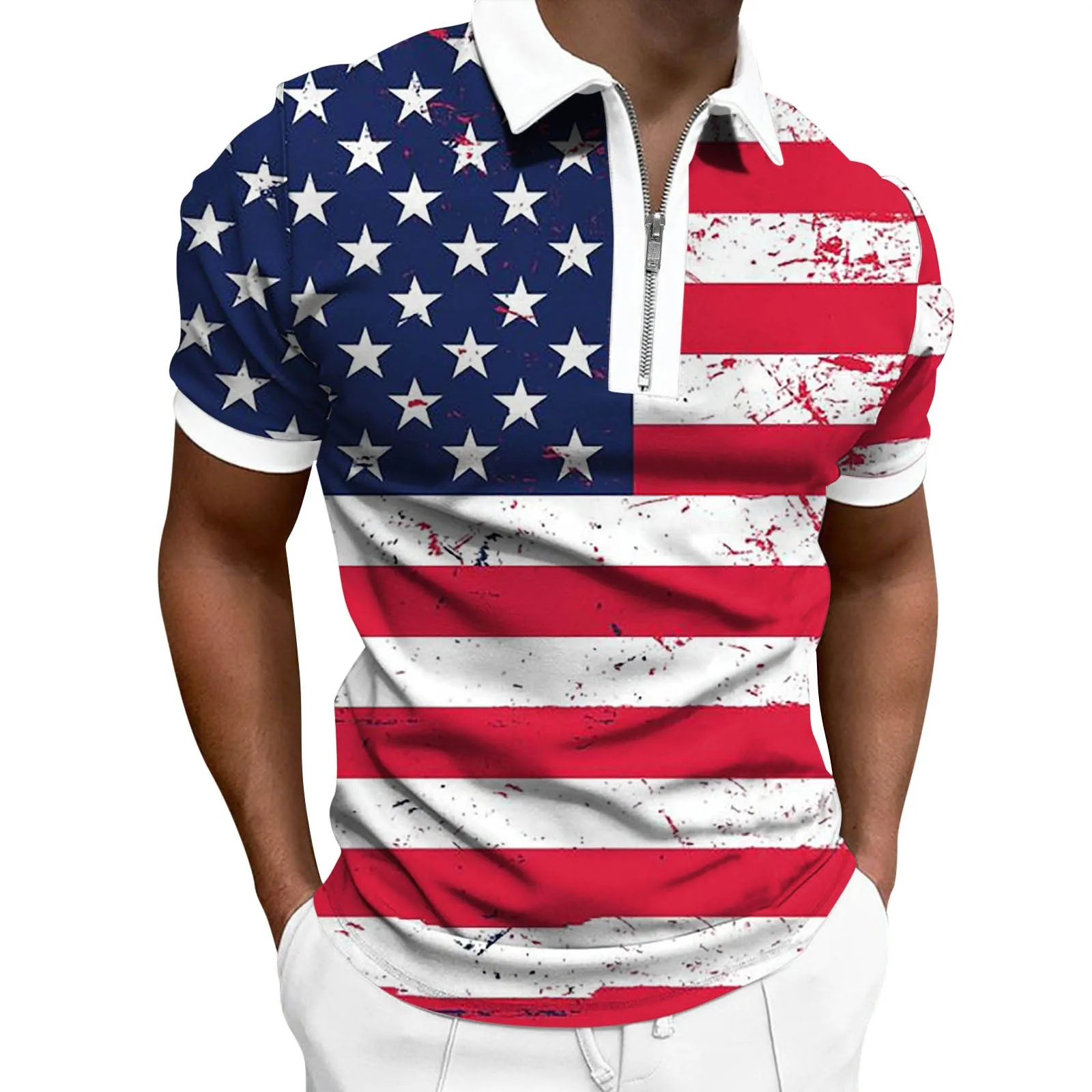 Men's Polo Shirts 3D Digital Printing Lapel Zipper Short Sleeve Shirt Casual Fashion Shirt Jacket man Plus size XXXL POLO shirt
Men's Polo Shirts 3D Digital Printing Lapel Zipper Short Sleeve Shirt Casual Fashion Shirt Jacket man Plus size XXXL POLO shirt
