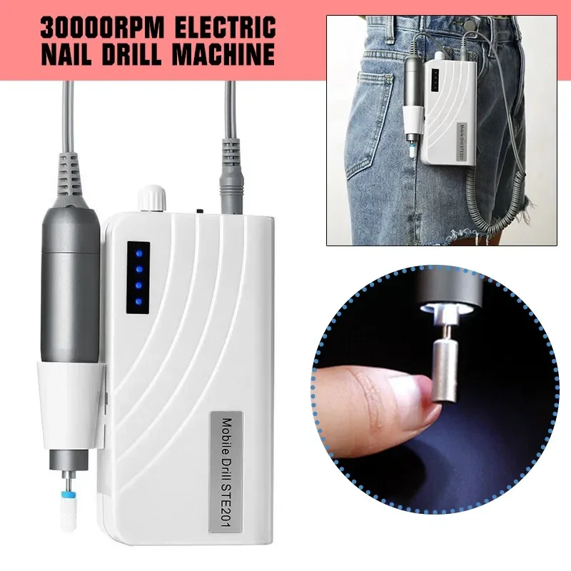 NEW2023 Portable Nail Drill Machine 30000RPM Drill Bits Apparatus For Manicure Grinder Pedicure Nail Supplies For Professionals
NEW2023 Portable Nail Drill Machine 30000RPM Drill Bits Apparatus For Manicure Grinder Pedicure Nail Supplies For Professionals