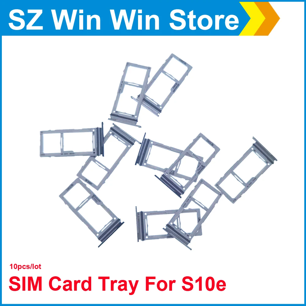 10 шт. лоток для SIM-карты телефона Samsung S7 S8 S9 S10 S10e S20 слот Sim-карты держатель гнездо -