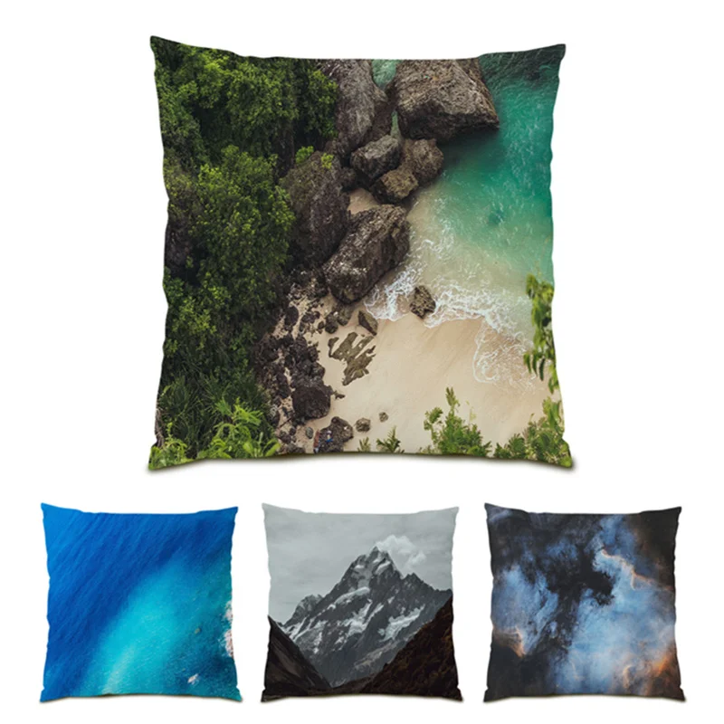 45x45 Square Nature Landscape Sofa Decorative Cushion Cover Velvet Sofas for Bedroom Beautiful Polyester Linen Pillowcase E1023
45x45 Square Nature Landscape Sofa Decorative Cushion Cover Velvet Sofas for Bedroom Beautiful Polyester Linen Pillowcase E1023