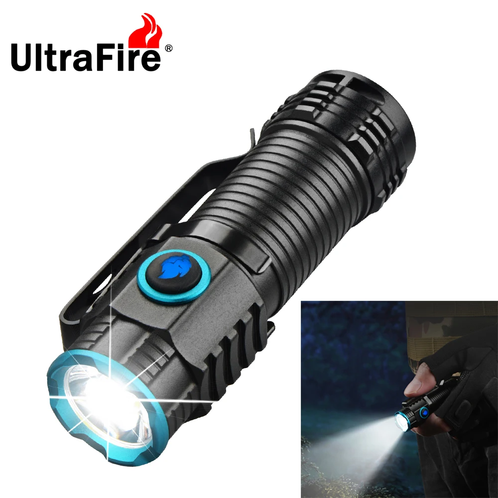 UltraFire SH-16027 EDC Flashlight Outdoor Lighting Waterproof High Power Zoomable LED Torch 1000 Lumen 16340 Hiking Camping Tiki
UltraFire SH-16027 EDC Flashlight Outdoor Lighting Waterproof High Power Zoomable LED Torch 1000 Lumen 16340 Hiking Camping Tiki