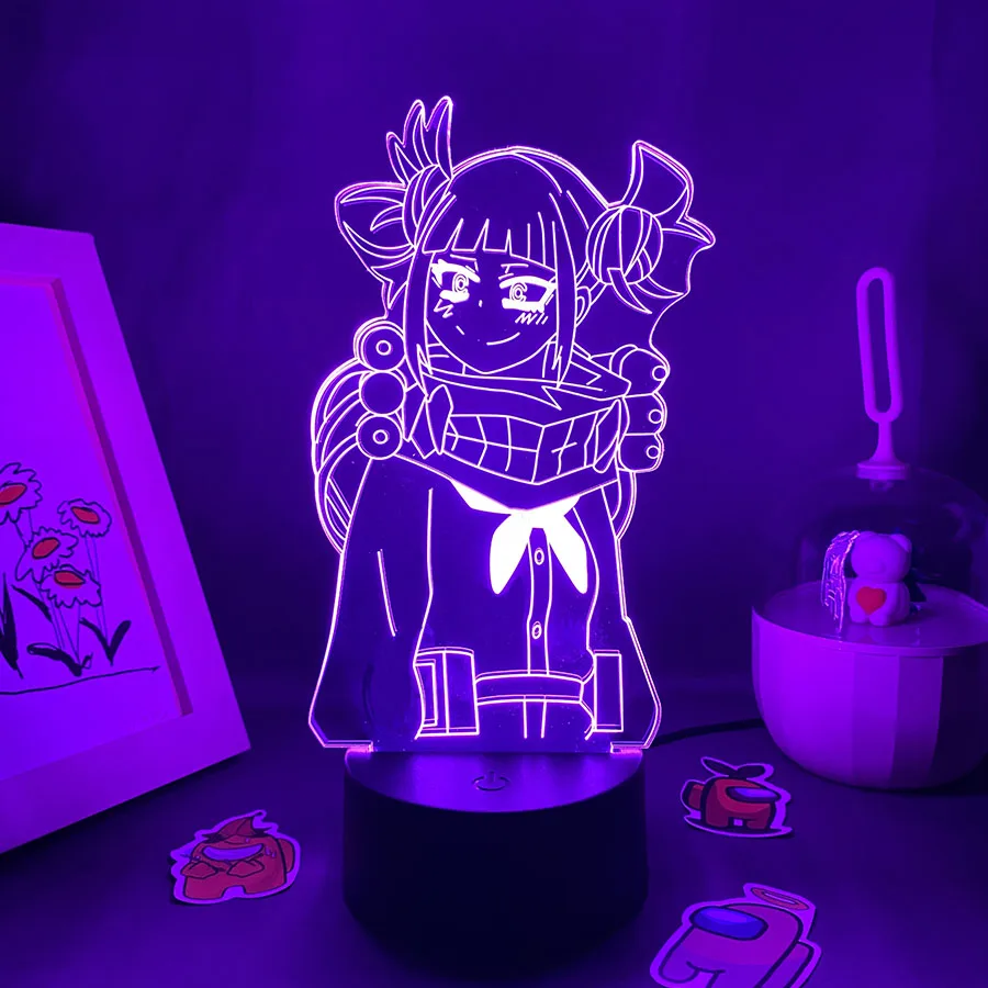 Anime My Hero Academia Himiko Toga 3D Led Neon Night Lights Birthday Gift For Kid Bedroom Decor Manga My Hero Academia Lava Lamp
Anime My Hero Academia Himiko Toga 3D Led Neon Night Lights Birthday Gift For Kid Bedroom Decor Manga My Hero Academia Lava Lamp