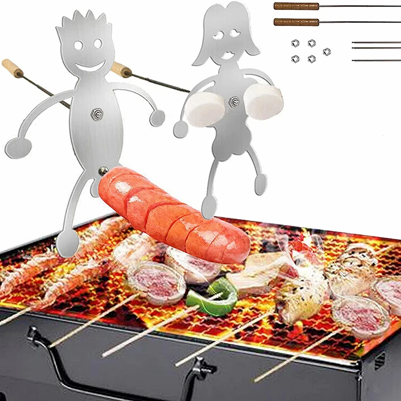 C5 BBQ Portable Hotdog Boy Girl Roaster Cooker Funny Rack Sausage Stainless Steel Tools Grilled Bonfire Skewer Outdoor Camping
C5 BBQ Portable Hotdog Boy Girl Roaster Cooker Funny Rack Sausage Stainless Steel Tools Grilled Bonfire Skewer Outdoor Camping