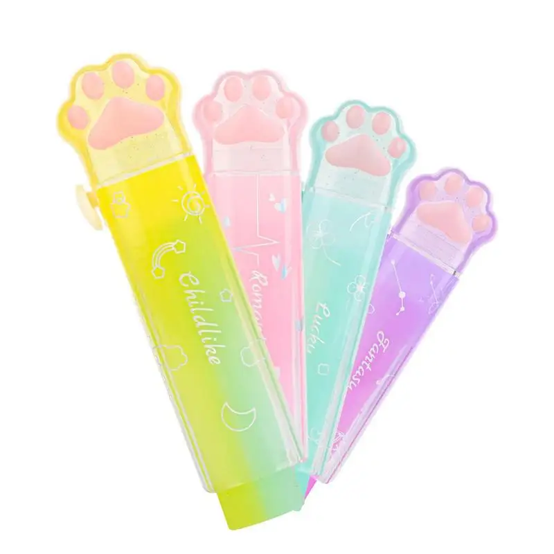 4Pcs Cat Paw Eraser Retractable Cute Erasers Cute Rubber Push-Pull Remover For Students Writing Drawing School Office Supplies
4Pcs Cat Paw Eraser Retractable Cute Erasers Cute Rubber Push-Pull Remover For Students Writing Drawing School Office Supplies