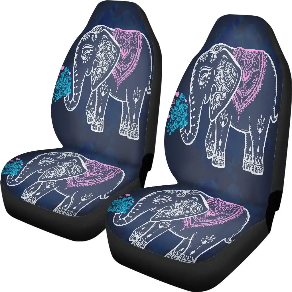 Seat Cover for Carseats African Elephant Blue Flower Watercolor 2Pcs Universal Car Seat Cover Soft Breathable for Car SUV Truck
Seat Cover for Carseats African Elephant Blue Flower Watercolor 2Pcs Universal Car Seat Cover Soft Breathable for Car SUV Truck