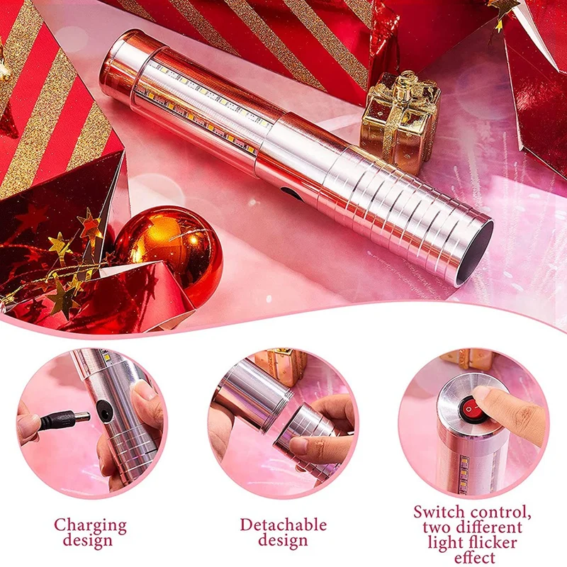 2 Pieces LED Strobe Light LED Bottle Service Light Reusable Champagne Bottle Handheld Light For Party Concert,US Plug
2 Pieces LED Strobe Light LED Bottle Service Light Reusable Champagne Bottle Handheld Light For Party Concert,US Plug