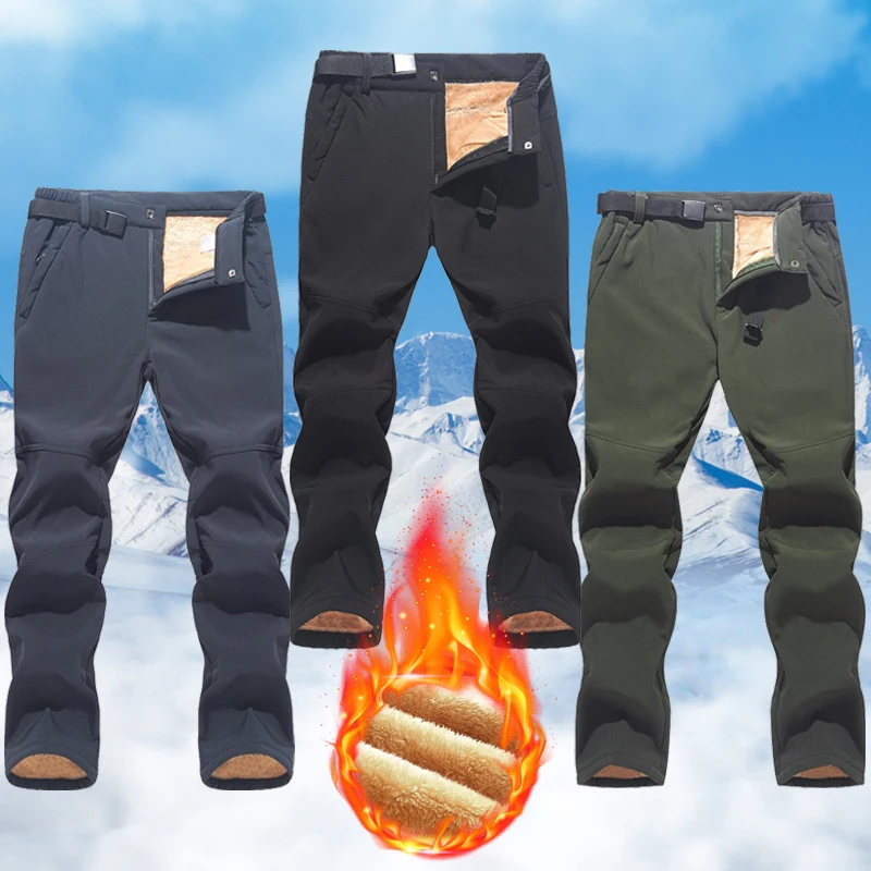 Winter Ski Pants For Women Men Warm Fleece Softshell Outdoor Windproof Waterproof Warm Snow Trousers Ski Snowboarding Pants
Winter Ski Pants For Women Men Warm Fleece Softshell Outdoor Windproof Waterproof Warm Snow Trousers Ski Snowboarding Pants