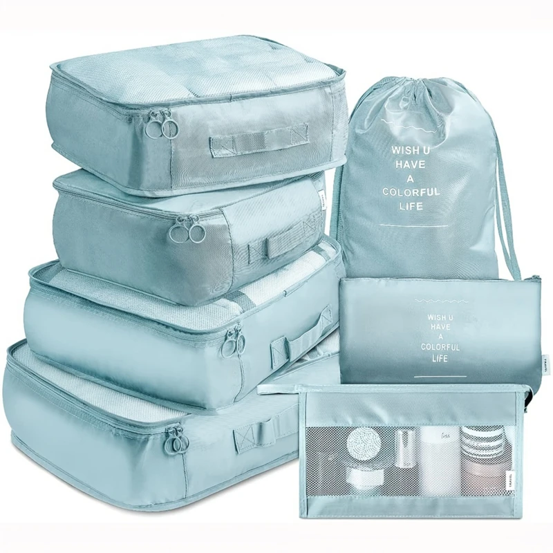 7 pieces Set Travel Organizer Storage Bags Suitcase Packing Set Storage Cases Portable Luggage Organizer Clothes Shoe Pouch
7 pieces Set Travel Organizer Storage Bags Suitcase Packing Set Storage Cases Portable Luggage Organizer Clothes Shoe Pouch