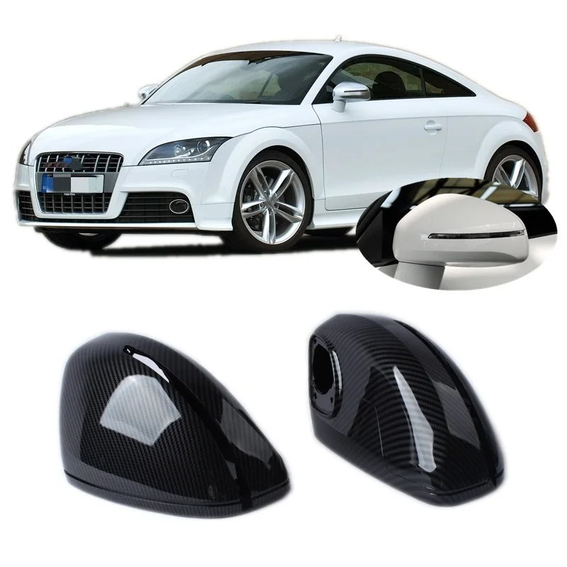 Чехол для зеркала заднего вида из углеродного волокна Audi TT MK2 8J 8J3 8J9 2006 - 2015
