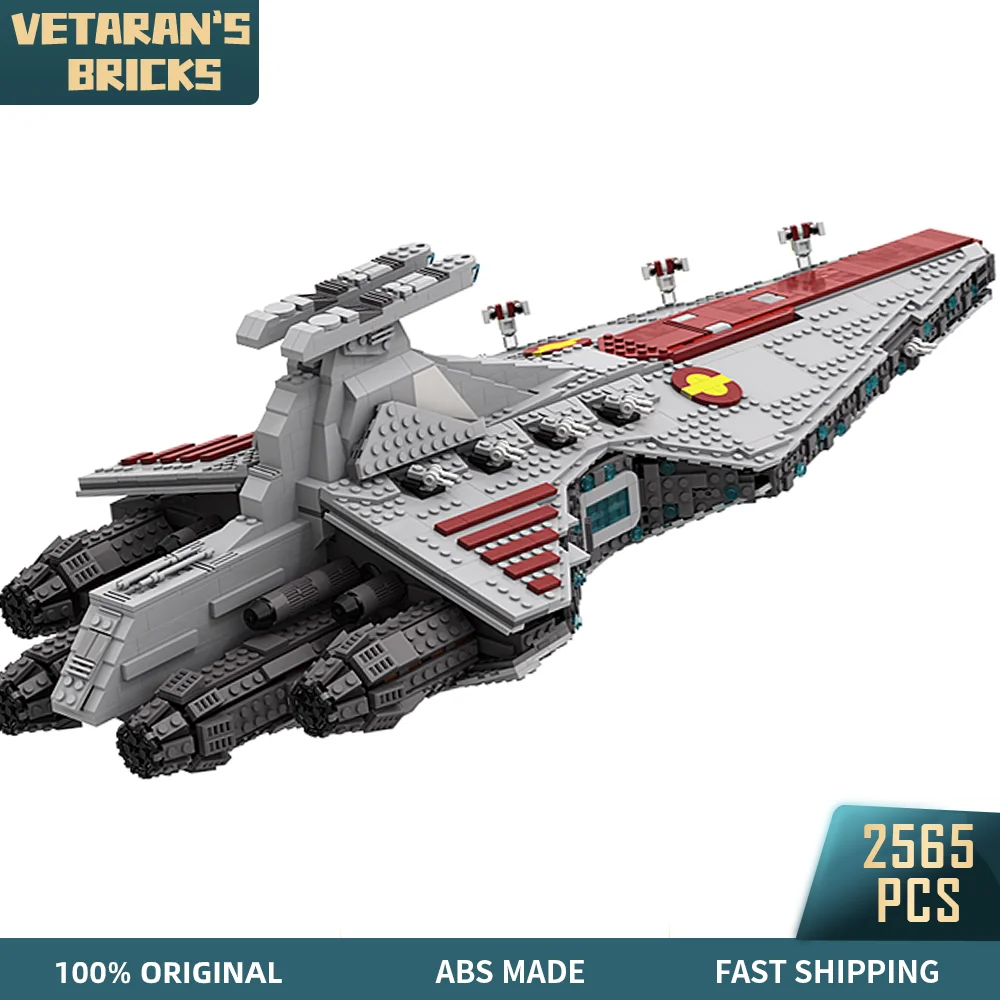 MOC Venator Class Republic Attack Cruiser Star Ships Wars Destoryer Bricks Set Model Building Blocks Toy for Kids Festival Gift
MOC Venator Class Republic Attack Cruiser Star Ships Wars Destoryer Bricks Set Model Building Blocks Toy for Kids Festival Gift