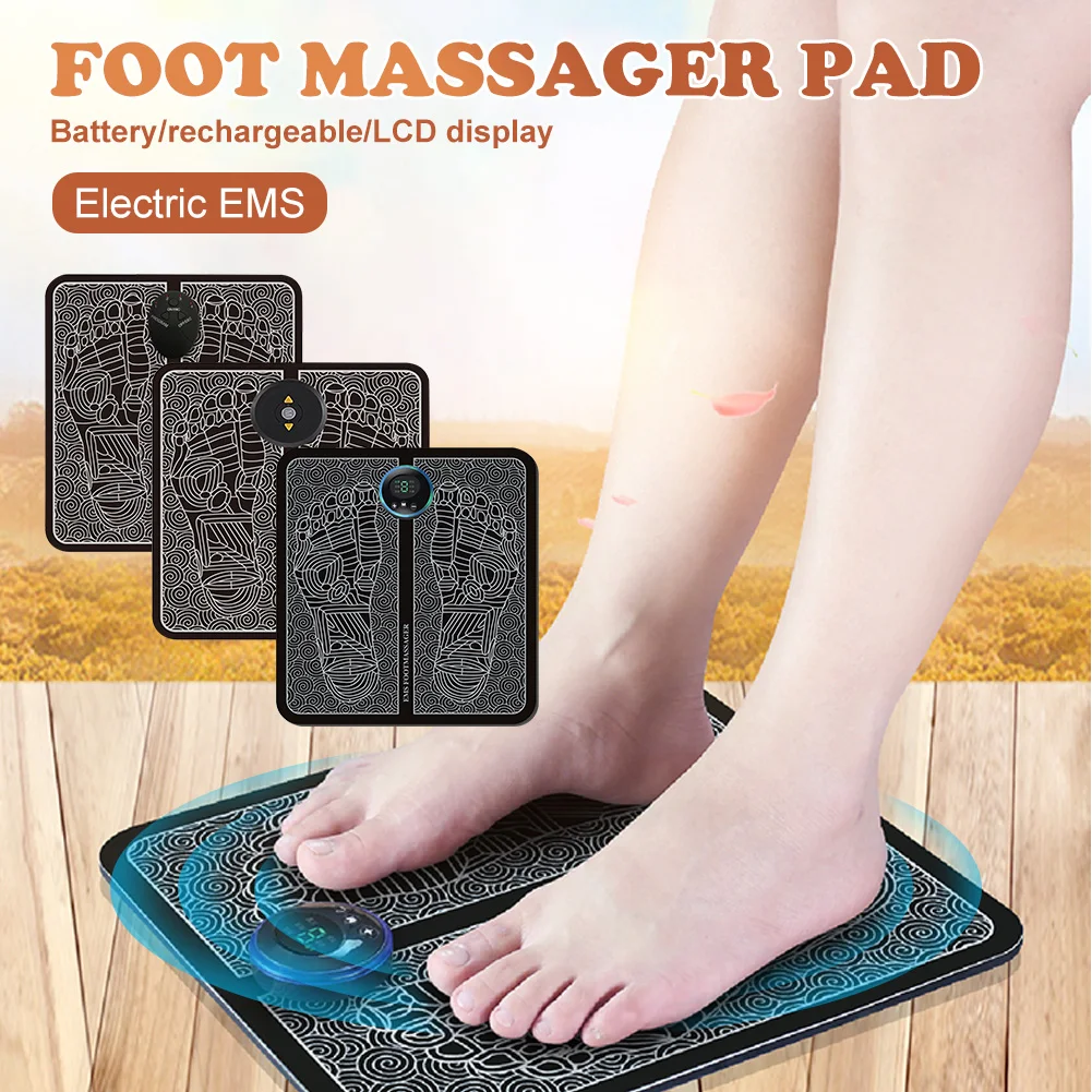 Electric EMS Foot Massager Pad USB Foldable Foot Stimulator Relieve Pain Improve Blood Circulation Foot Massage Mat Health Care
Electric EMS Foot Massager Pad USB Foldable Foot Stimulator Relieve Pain Improve Blood Circulation Foot Massage Mat Health Care