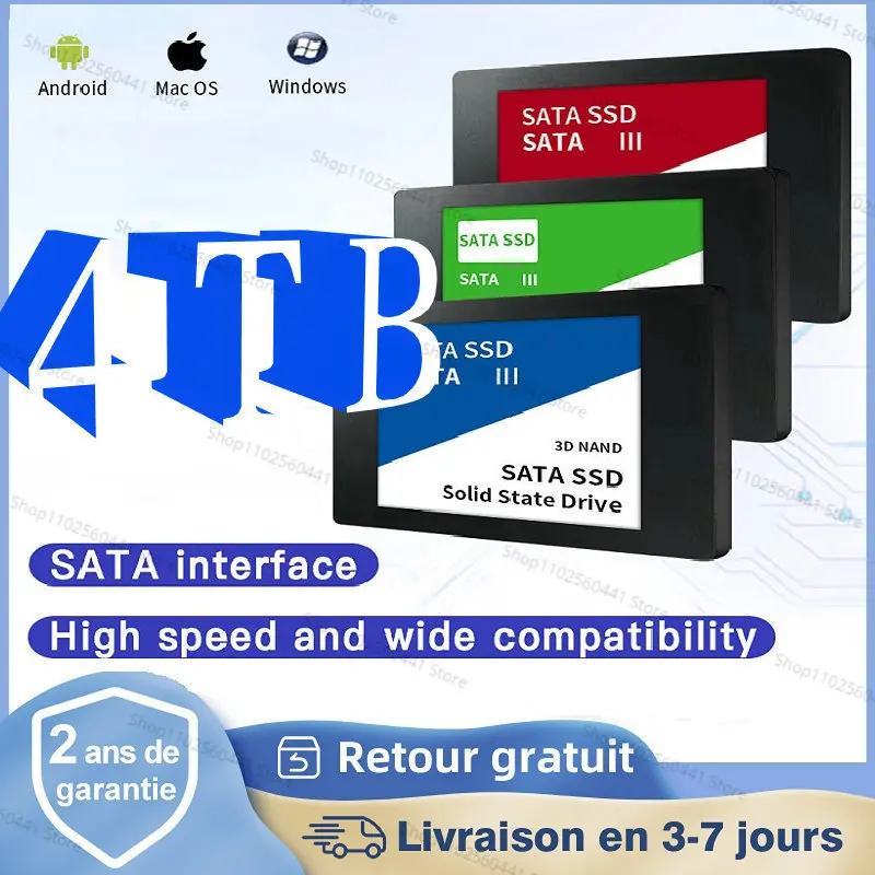 2.5 Inch SATA.3 SSD 1TB 2TB Flash Internal Hard Drive SSD M.2 NGFF High Speed SSD Solid State Hard Disk for Notebook/Laptop 2023
2.5 Inch SATA.3 SSD 1TB 2TB Flash Internal Hard Drive SSD M.2 NGFF High Speed SSD Solid State Hard Disk for Notebook/Laptop 2023