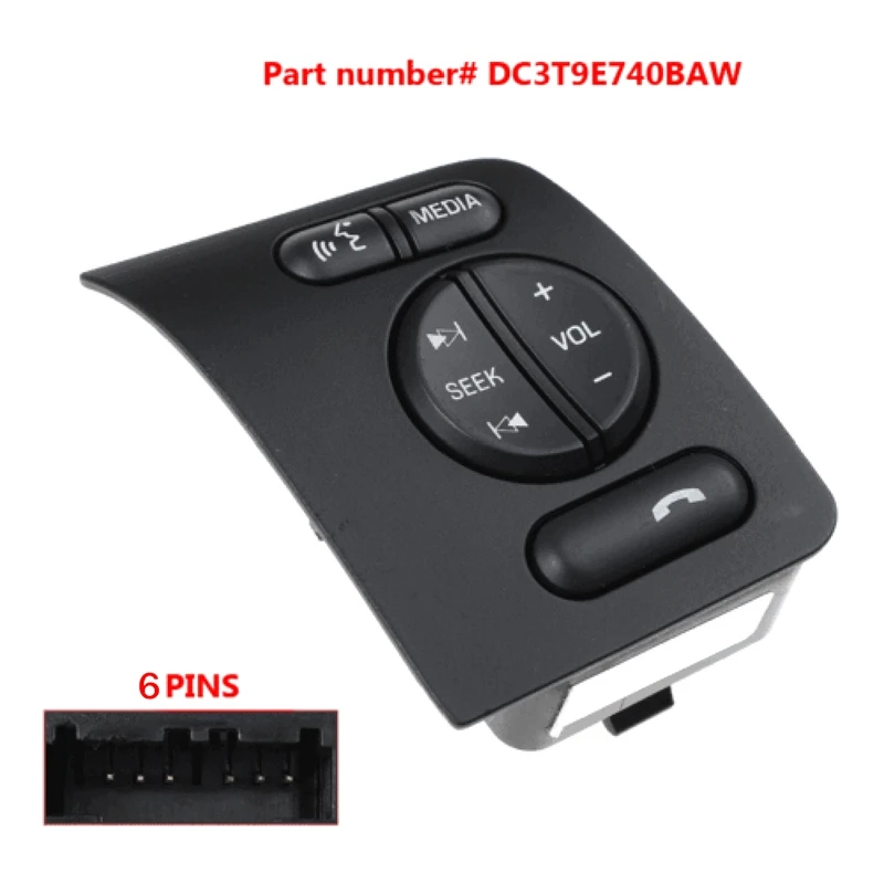 DC3T-9E740-CAW For Ford F250 F350 Super Duty Car Multifunction Steering Wheel Control Switch Push Button DC3T9E740CAW
DC3T-9E740-CAW For Ford F250 F350 Super Duty Car Multifunction Steering Wheel Control Switch Push Button DC3T9E740CAW
