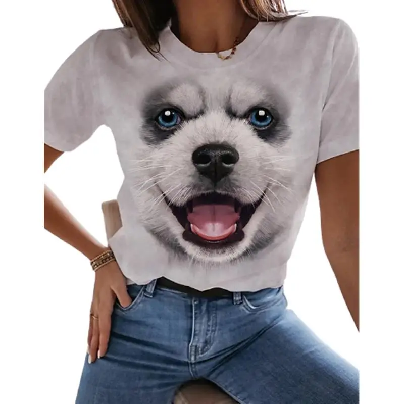 Fashion Women T-Shirts Kawaii Cat Dog 3D Print Female T Shirt Summer Short Sleeve Tops Oversized Clothing Animal Harajuku Tees
Fashion Women T-Shirts Kawaii Cat Dog 3D Print Female T Shirt Summer Short Sleeve Tops Oversized Clothing Animal Harajuku Tees
