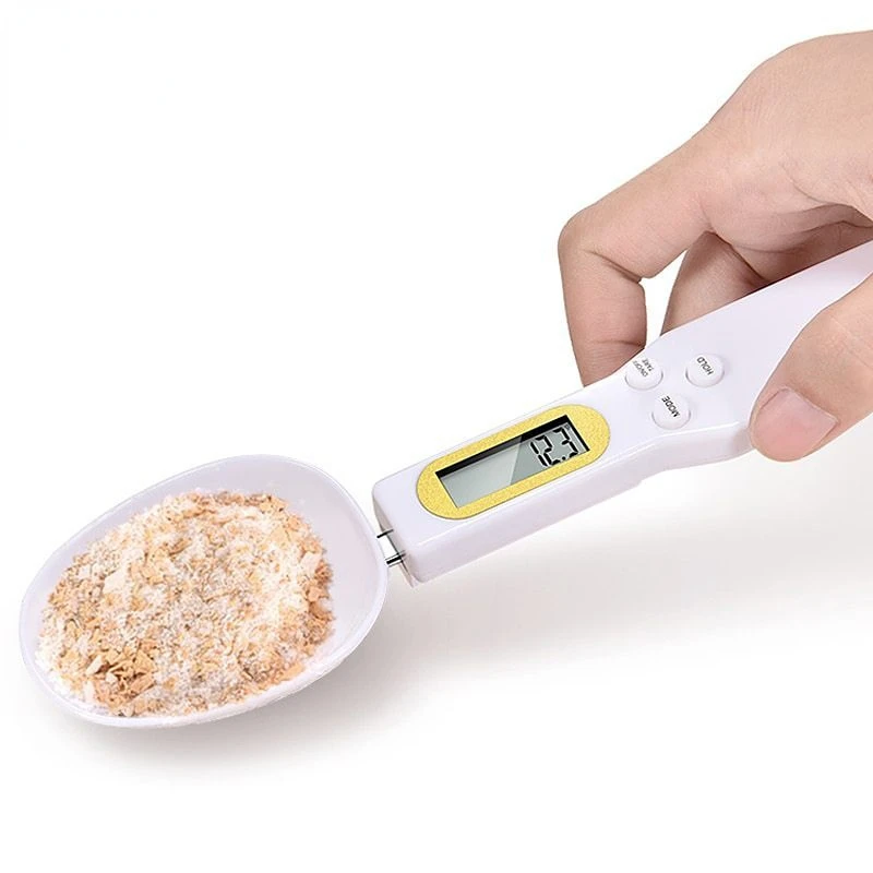 Kitchen Spoon Weighting Electronic LCD Digital Food Weight Measuring Spoon Scale 500g 0.1g Coffee Tea Sugar Cooking for Baby
Kitchen Spoon Weighting Electronic LCD Digital Food Weight Measuring Spoon Scale 500g 0.1g Coffee Tea Sugar Cooking for Baby